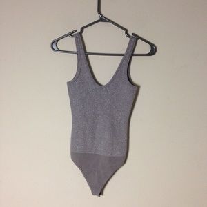 Abercrombie & Fitch Brown Shiny Bodysuit XS